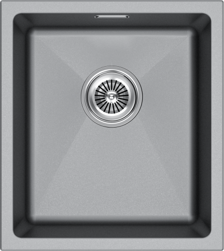 Кухонная мойка Paulmark LUMI 41UNI LU41-GRM 45х40 цвет серый